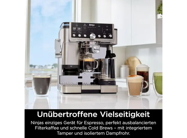 ყავის აპარატი Ninja Coffee Machine 3‑in‑1 espresso + filter coffee + cold brew automative, 5 image