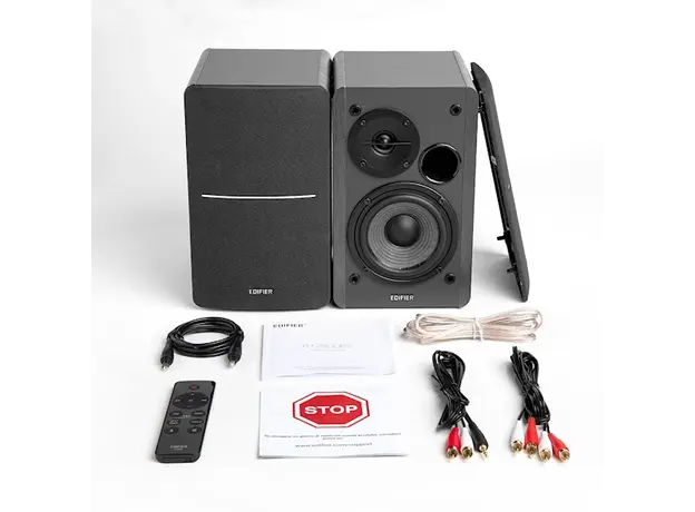 Studio Monitor Edifier R1280DBs Active 2.0 Bluetooth Bookshelf Speaker Set, Modern Design With Latest Technology, 42W RMS, Black, 6 image