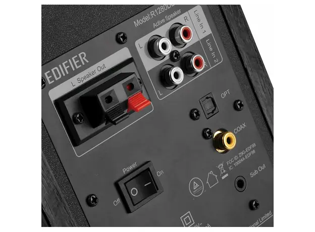 Studio Monitor Edifier R1280DBs Active 2.0 Bluetooth Bookshelf Speaker Set, Modern Design With Latest Technology, 42W RMS, Black, 5 image