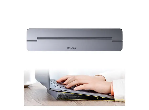 ნოუთბუქის აქსესუარი Baseus Papery Notebook Holder SUZC-0G, 6 image