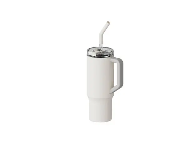 თერმო ჭიქა Xiaomi Straw Mug White, 5 image