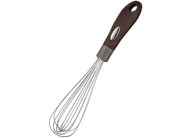 Ardesto Whisk Gemini, 28.6cm, stainless steel, plastic, gray-brown, 7 image