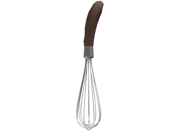Ardesto Whisk Gemini, 28.6cm, stainless steel, plastic, gray-brown, 8 image