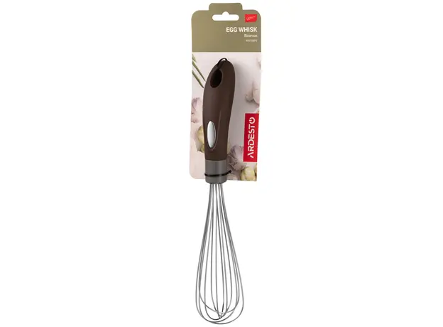 Ardesto Whisk Gemini, 28.6cm, stainless steel, plastic, gray-brown, 2 image