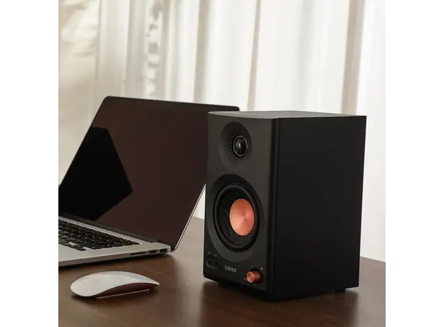 Speaker Edifier MR3, 36W, TRS, RCA, AUX, Bluetooth, Powered Studio Monitor Speakers, Black, 7 image