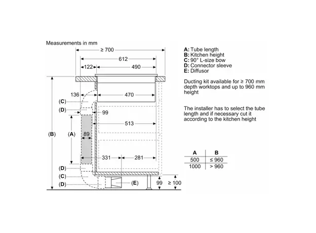 ჩასაშენებელი ზედაპირი გამწოვით BOSCH PXX895D66E, 6 image