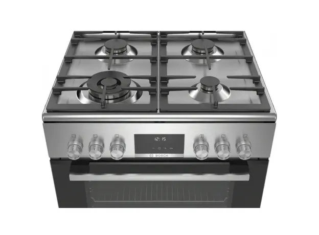 გაზქურა Bosch HXS59AI51Q, 4Gas, Oven, Stainless Steel, 3 image