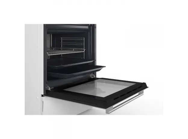 გაზქურა Bosch HXS59AI21Q, 4Gas, Oven, White, 5 image