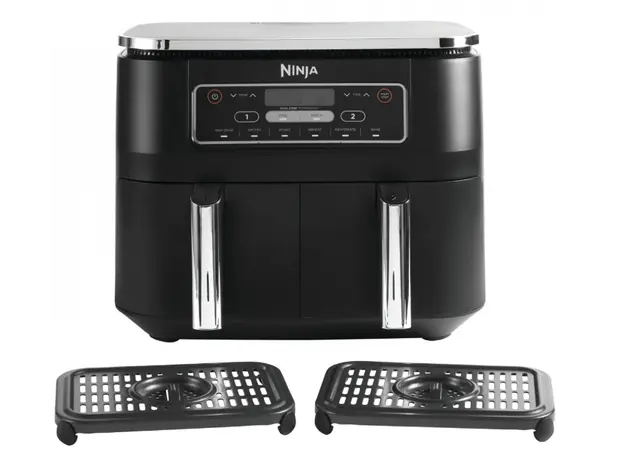 აეროგრილი Ninja AF300EU Dual Zone Air Fryer Gray, 5 image