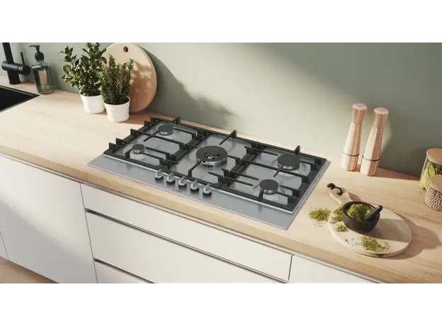 გაზქურის ზედაპირი BOSCH PCR9A5I90M, 4 image