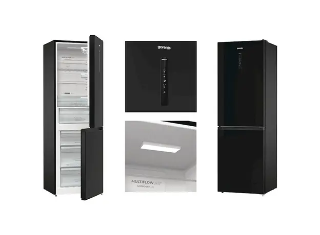Refrigerator GORENJE NRK6192ABK4, 7 image