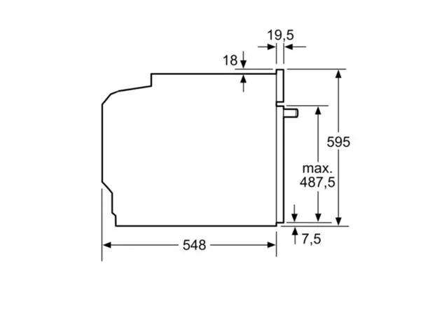 ელექტრო ღუმელი BOSCH - HBG934BB1, 7 image