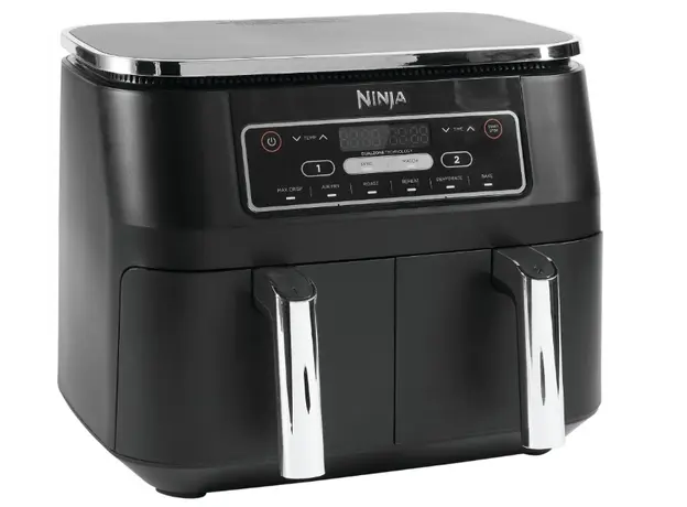 აეროგრილი Ninja AF300EU Dual Zone Air Fryer Gray, 4 image