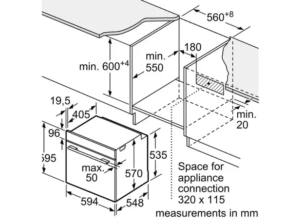 ელექტრო ღუმელი BOSCH HJG852YS0, 5 image