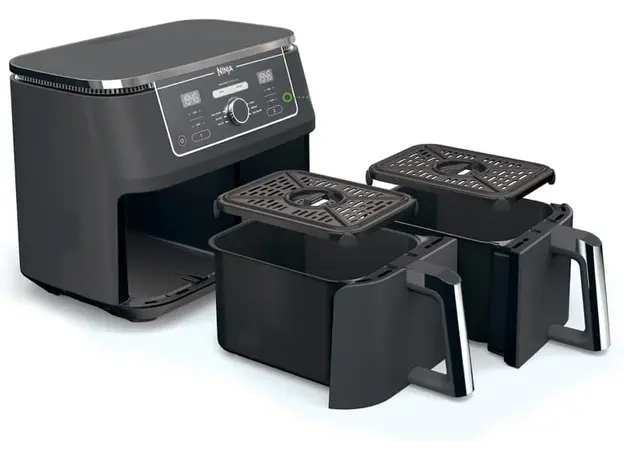 აეროგრილი Ninja AF400EU Dual Zone Air Fryer Black, 5 image