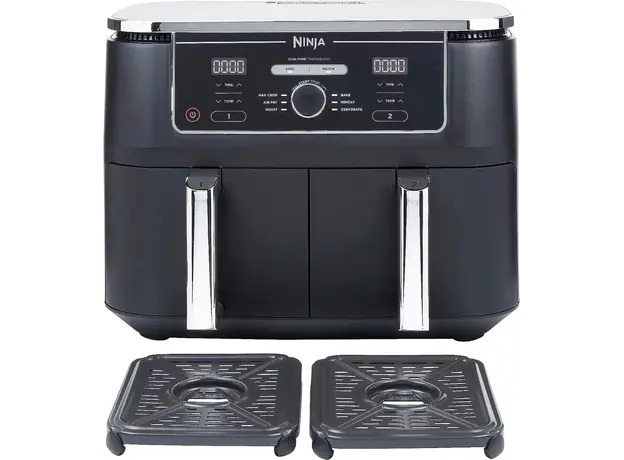 აეროგრილი Ninja AF400EU Dual Zone Air Fryer Black, 4 image