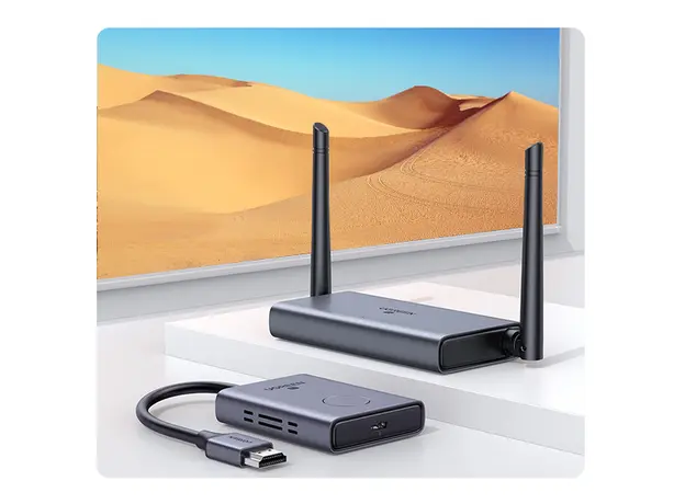 უსადენო HDMI გადამცემი UGREEN CM506 (50633) Wireless Transmitter SIlver, 4 image