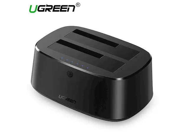 მყარი დისკის წამკითხველი UGREEN CM198 (50857) USB 3.0 to SATA Dual-Bay Hard Drive Docking Station, 2 image