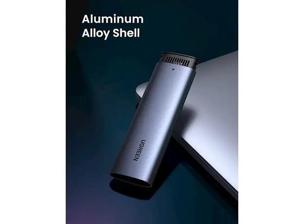 გარე მყარე დისკის ჩასადები UGREEN 10903 USB-C to M.2 NGFF 5G Enclosure A TO C Cable 50cm, 7 image