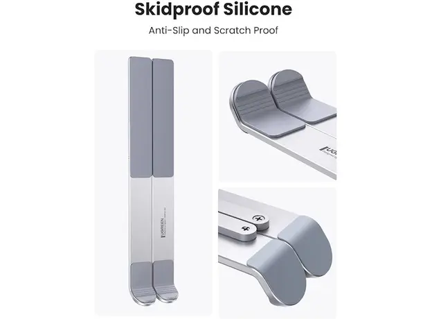 ნოუთბუქის სადგამი UGREEN LP451 (40289) Foldable Laptop Stand, Silver, 4 image
