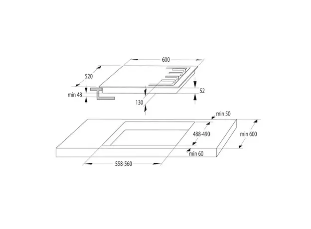 გაზქურის ზედაპირი GORENJE GW642AB, 4 image