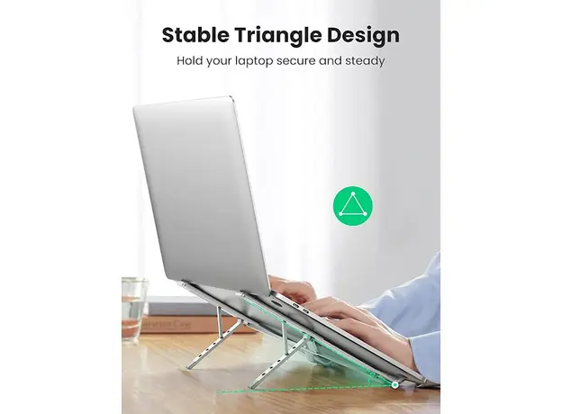 ნოუთბუქის სადგამი UGREEN LP451 (40289) Foldable Laptop Stand, Silver, 3 image