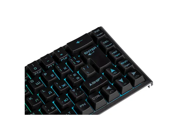 კლავიატურა 2E 2E-KG350UBK Gaming KG350 Keyboard, RGB, USB, Black, 5 image