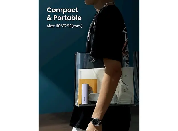 გარე მყარე დისკის ჩასადები UGREEN 10903 USB-C to M.2 NGFF 5G Enclosure A TO C Cable 50cm, 6 image