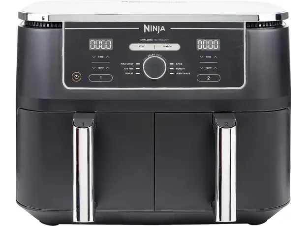 აეროგრილი Ninja AF400EU Dual Zone Air Fryer Black, 2 image