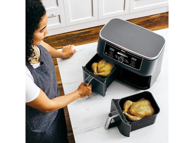 აეროგრილი Ninja AF400EU Dual Zone Air Fryer Black, 6 image