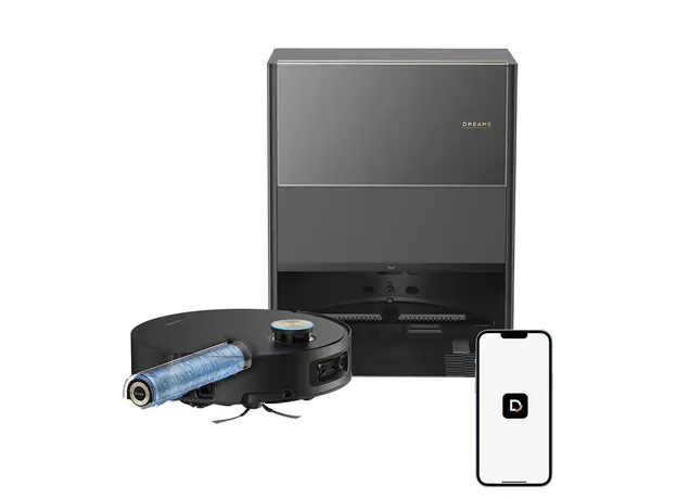 რობოტი მტვერსასრუტი Robot vacuum cleaner Dreame Robot Vacuum Aqua 10 Ultra Roller Complete Black (RLH71DE-1), 9 image