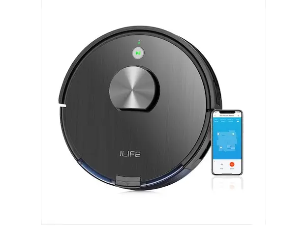 რობოტი მტვერსასრუტი მშრალი და სველი წმენდით ILIFE A10s Laser Navigation Robotic Vacuum & Mop with APP Control, 4 image
