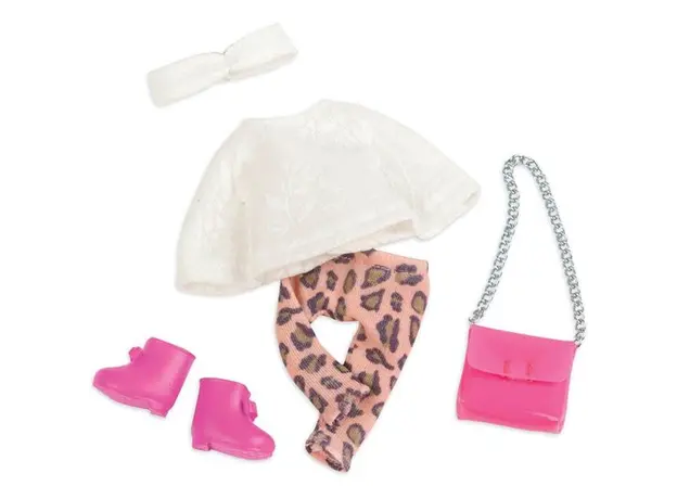 თოჯინის ტანსაცმელი LORI LORI 6" DOLL PONCHO OUTFIT LO30008Z, 3 image