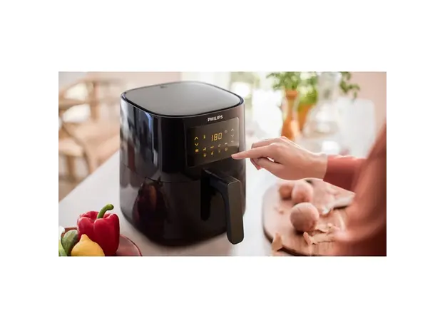 აეროგრილი Philips HD9252/90, 1400W, 4.1L, Air Fryer, Black, 5 image