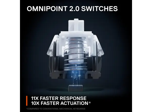 კლავიატურა SteelSeries Keyboard Apex Pro TKL WL (2023) US, 5 image