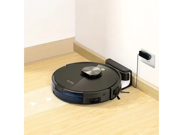 რობოტი მტვერსასრუტი მშრალი და სველი წმენდით ILIFE A10s Laser Navigation Robotic Vacuum & Mop with APP Control, 8 image