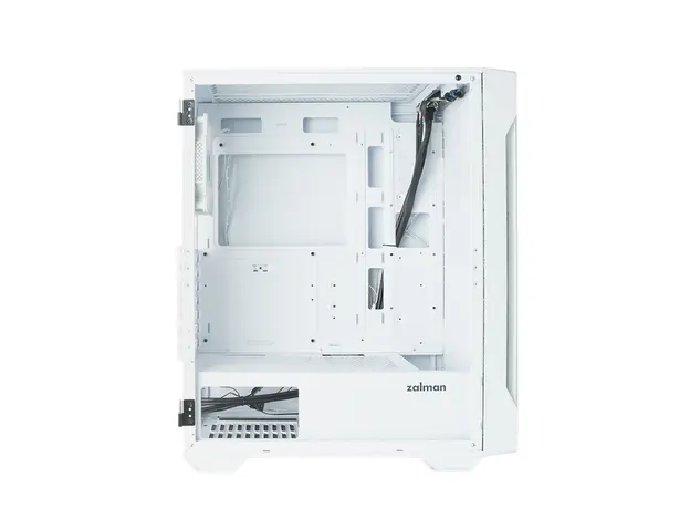 კომპიუტერის ქეისი Zalman Computer case I3 Neo TG, without PSU, 1xUSB3.0, 2xUSB2.0, 4x120mm RGB, TG Side/Front Panel, ATX, White, 4 image