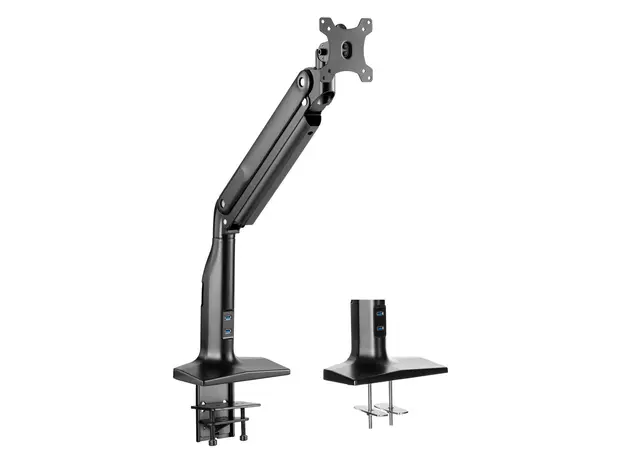 მონიტორის საკიდი 2E Single Monitor Select Spring Assisted Aluminum Monitor Arm with USB, 3 image