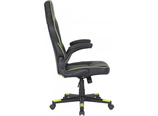 სათამაშო სავარძელი 2E 2E-GC-HEB-BK Gaming Chair Hebi Black/Green, 3 image