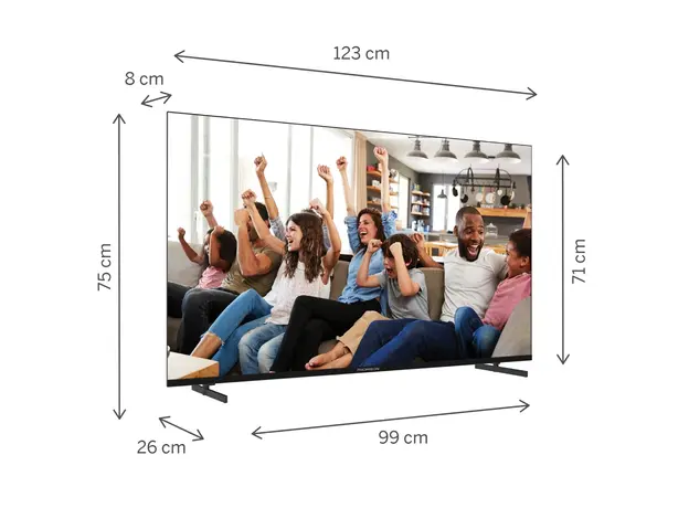 ტელევიზორი Thomson 55UG4S14 LED, 55", 4K UHD, Smart TV, HDMI, USB, LAN, WIFI, BT, Black, 8 image