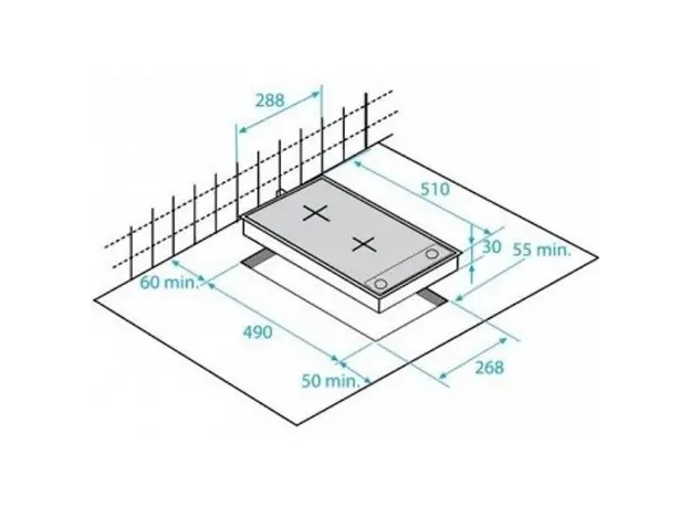 გაზქურის ზედაპირი BEKO HDCG 32220 FX b300, 3 image