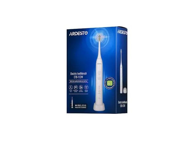 კბილის ელექტრო ჯაგრისი Ardesto Electric Tooth Brush ETB-112W white, 5 image