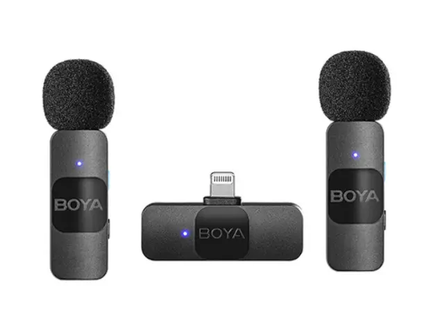 მიკროფონი Boya BY-V2 Ultracompact 2.4GHz Wireless Microphone System