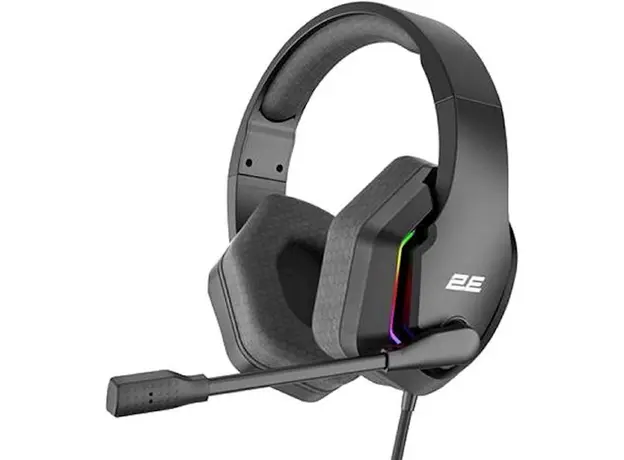 ყურსასმენი 2E HG315 Gaming Headset, Wired, RGB, USB, Black, 2 image