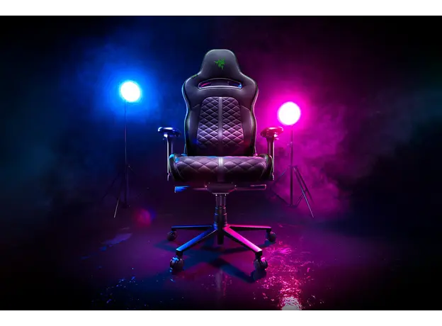 სათამაშო სავარძელი RAZER Gaming chair Enki Black/Green, 10 image