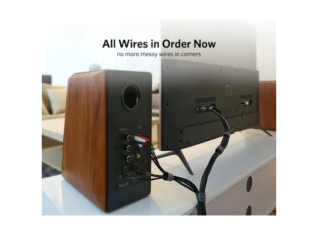 კაბელების მენეჯერი UGREEN LP124 (40356) Cable Organizer 5m Black, 7 image