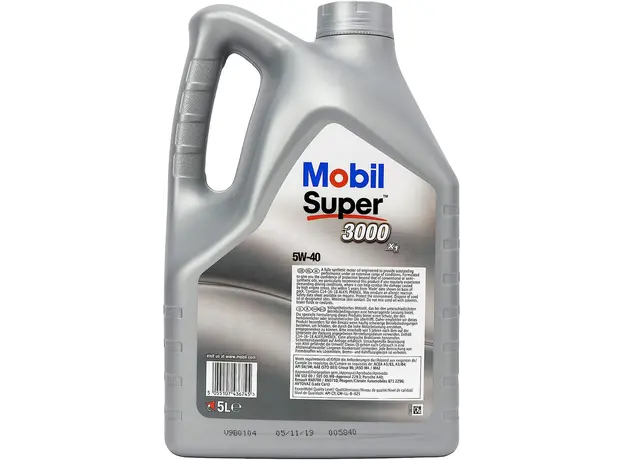 ზეთი MOBIL SUPER 3000 X1 5W40 5L, 4 image