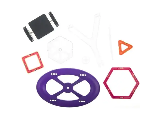 მაგნიტური კონსტრუქტორის ნაკრები Magplayer Designer magnetic set 48 e. MPT-48, 5 image