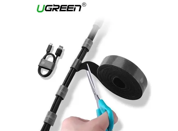 კაბელების მენეჯერი UGREEN LP124 (40356) Cable Organizer 5m Black