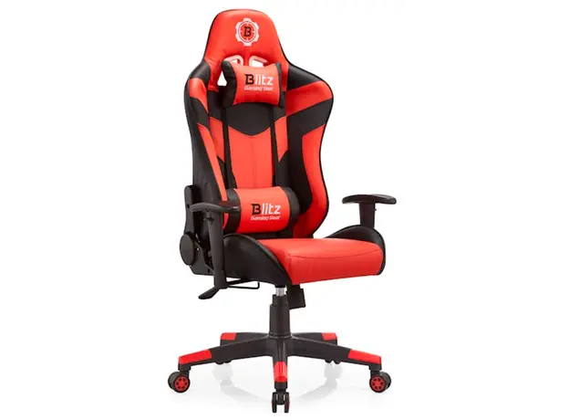 სათამაშო სავარძელი Furnee SK8817, Gaming Chair, Black/Red, 3 image